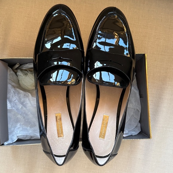 Louise et Cie Black Patent Penny Loafers - Picture 5 of 5